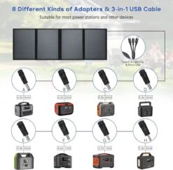 Chargeur Solaire Rapide Adapté à La Survie -Monde Electronique Chargeur Solaire rapide adapte a la survie adaptateurs