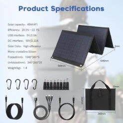 Chargeur Solaire Rapide Adapté à La Survie -Monde Electronique Chargeur Solaire rapide adapte a la survie caracteristiques