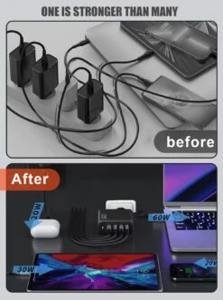 Chargeur USB Type-C 130 Watts -Monde Electronique Chargeur USB C 130W rapide