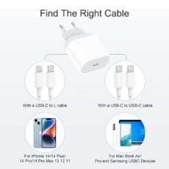 Chargeur USB Type-C De 30 Watts -Monde Electronique Chargeur USB C 30W rapide