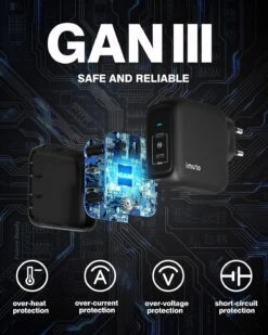 Chargeur USB-C 90 Watts -Monde Electronique Chargeur USB C 90W gan III