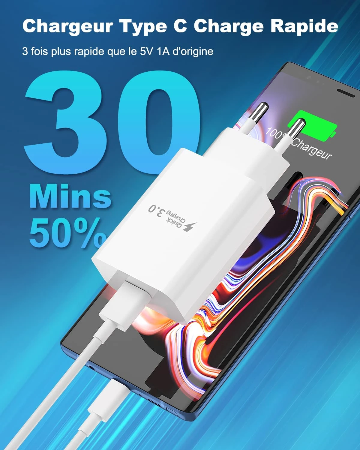 Chargeur USB-C Rapide 4 Chargeur USB-C Rapide – Image 2