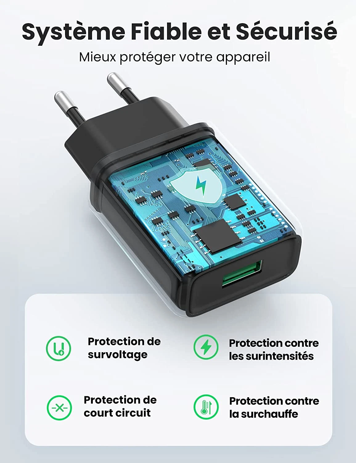 Chargeur Rapide USB-A 18W 6 Chargeur Rapide USB-A 18W – Image 4