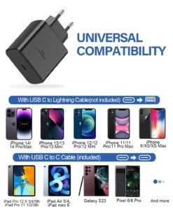 Adaptateur USB Type-C 45 Watts -Monde Electronique Chargeur Usb C 45W compatibilite universelle