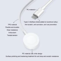 Chargeur USB-C Apple Watch -Monde Electronique Chargeur Usb C Apple Watch cable