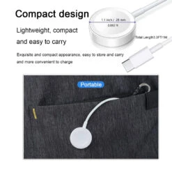 Chargeur USB-C Apple Watch -Monde Electronique Chargeur Usb C Apple Watch design compact