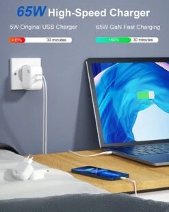 Chargeur USB C Fast Charge -Monde Electronique Chargeur Ziwodiv USB C 65 watts rapide