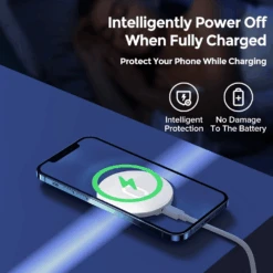 Chargeur Magnétique IPhone 13 8 Chargeur Magnétique IPhone 13 -Monde Electronique Chargeur a induction Joyroom intelligent
