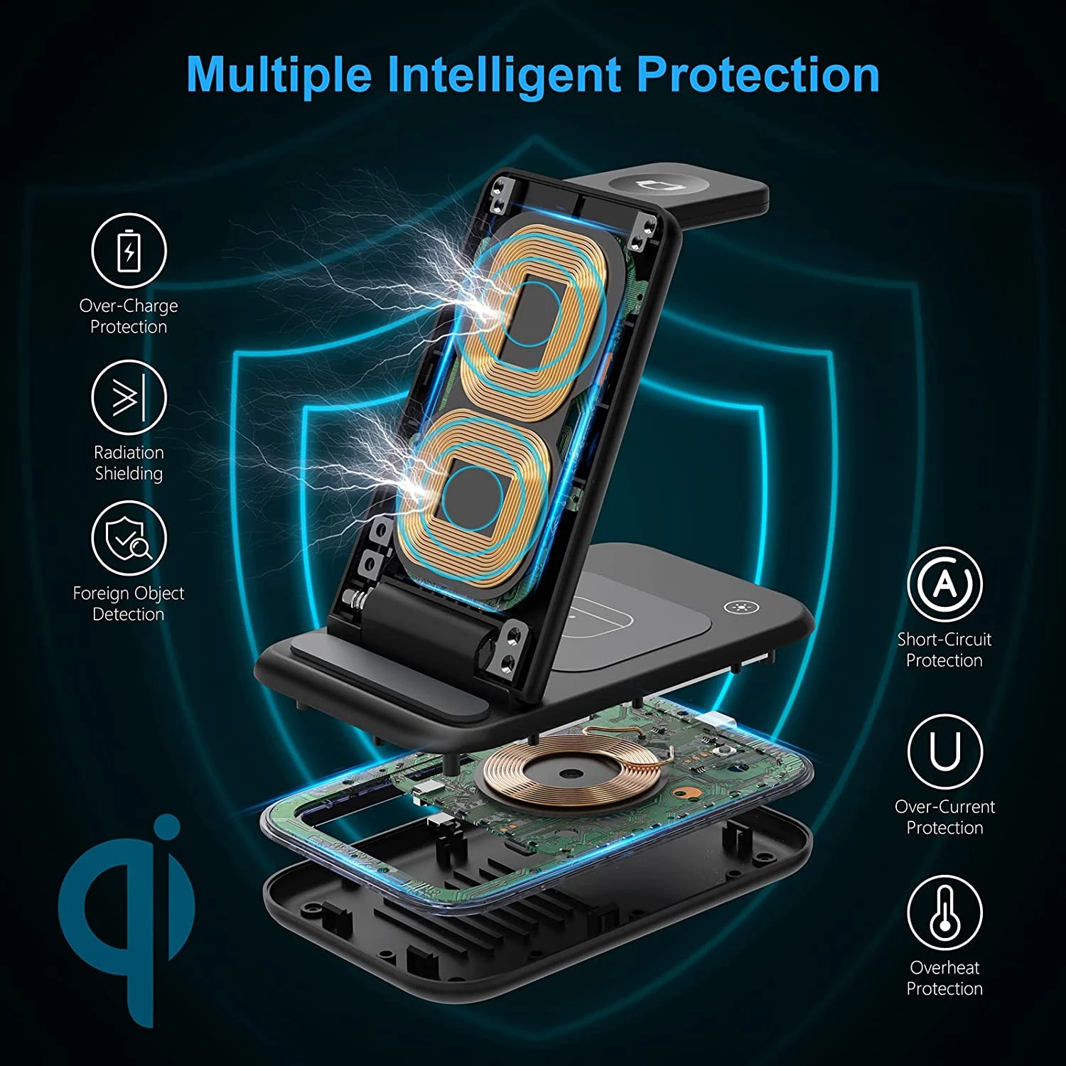 Chargeur Multifonction Sans Fil 4 Chargeur Multifonction Sans Fil – Image 2