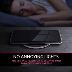 Chargeur à Induction Ultra-Plat Fastcharge 8 Chargeur à Induction Ultra-Plat Fastcharge -Monde Electronique Chargeur a induction Smpl 10W pas de LED derangeante
