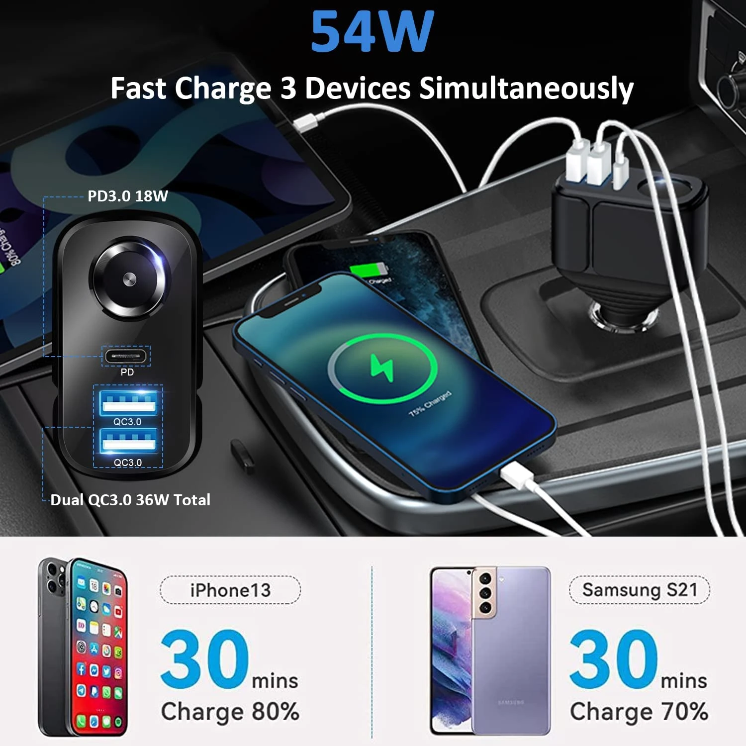 Chargeur Allume-cigare 4 En 1 6 Chargeur Allume-cigare 4 En 1 – Image 4