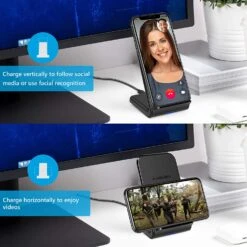 Chargeur Sans Fil Intelligent 8 Chargeur Sans Fil Intelligent -Monde Electronique Chargeur induction Amoner horizontal et vertical