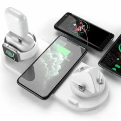 Station De Charge Multi-appareil -Monde Electronique Chargeur induction HicBest charge iPhone et AirPods