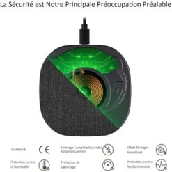 Chargeur Sans Fil Portable 8 Chargeur Sans Fil Portable -Monde Electronique Chargeur induction Luxsure securise