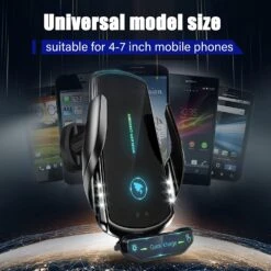 Chargeur Induction Support Voiture -Monde Electronique Chargeur induction support voiture 4 a 7 pouces