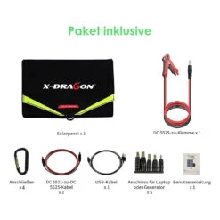 Chargeur Portable Solaire Rapide 40W -Monde Electronique Chargeur portable Solaire Rapide 40W inclus dans le packet