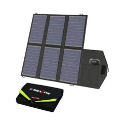 Chargeur Portable Solaire Rapide 40W -Monde Electronique Chargeur portable Solaire Rapide 40W pliable