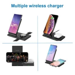 Chargeur Sans Fil 2 En 1 -Monde Electronique Chargeur sans fil 2 en 1 compatibilite universelle