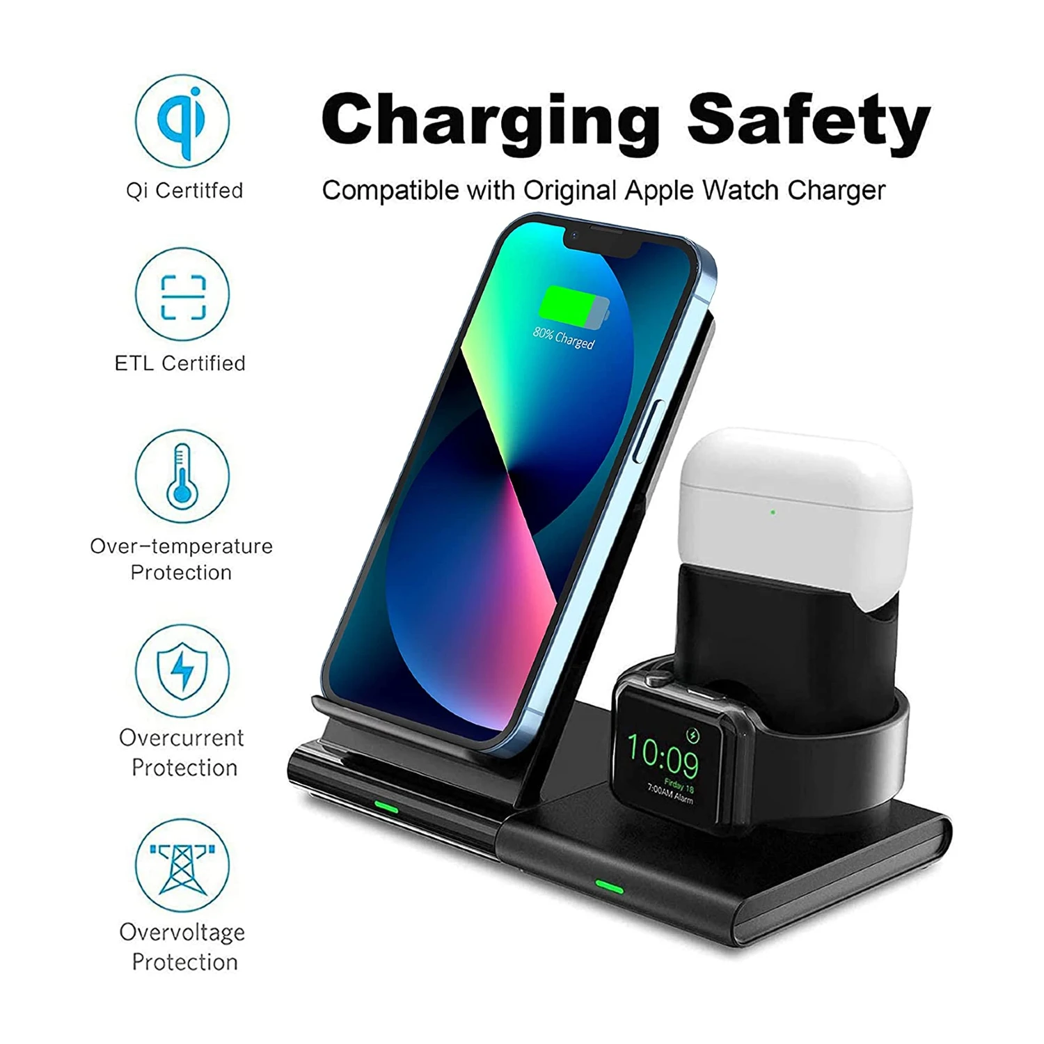 Chargeur à Induction Pour AirPods Et Autres 5 Chargeur à Induction Pour AirPods Et Autres – Image 3