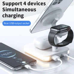 Support De Chargement Sans Fil 8 Support De Chargement Sans Fil -Monde Electronique Chargeur sans fil AldNoah recharge jusqua 4 simultanement