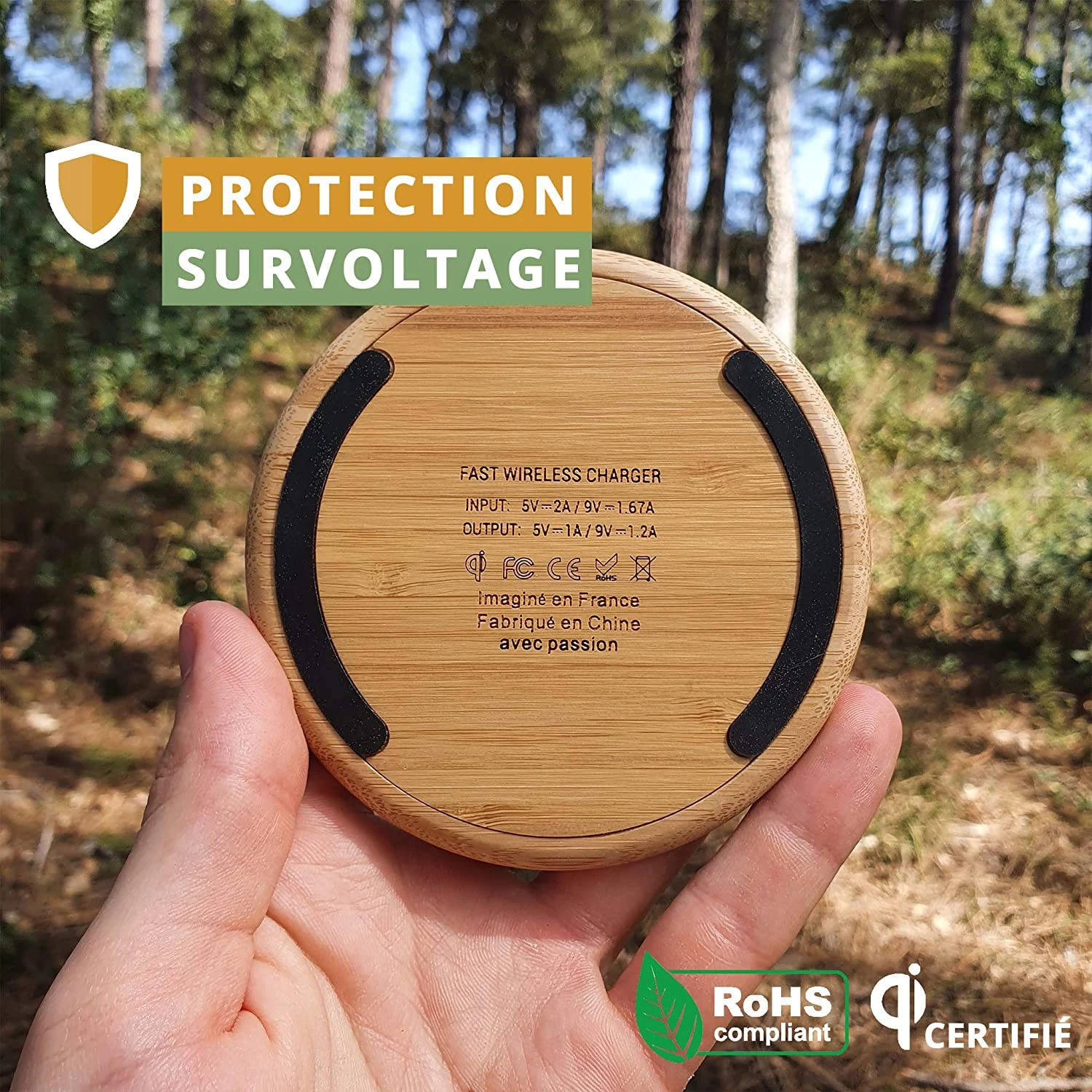 Chargeur Sans Fil Bois 5 Chargeur Sans Fil Bois – Image 3