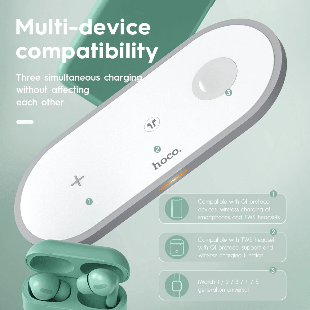 Triple Chargeur Sans Fil 6 Triple Chargeur Sans Fil – Image 4