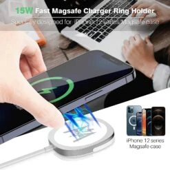 Chargeur Smartphone Magnétique -Monde Electronique Chargeur sans fil KKM 15 watts