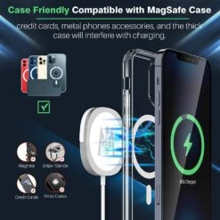Chargeur Smartphone Magnétique -Monde Electronique Chargeur sans fil KKM compatible coque