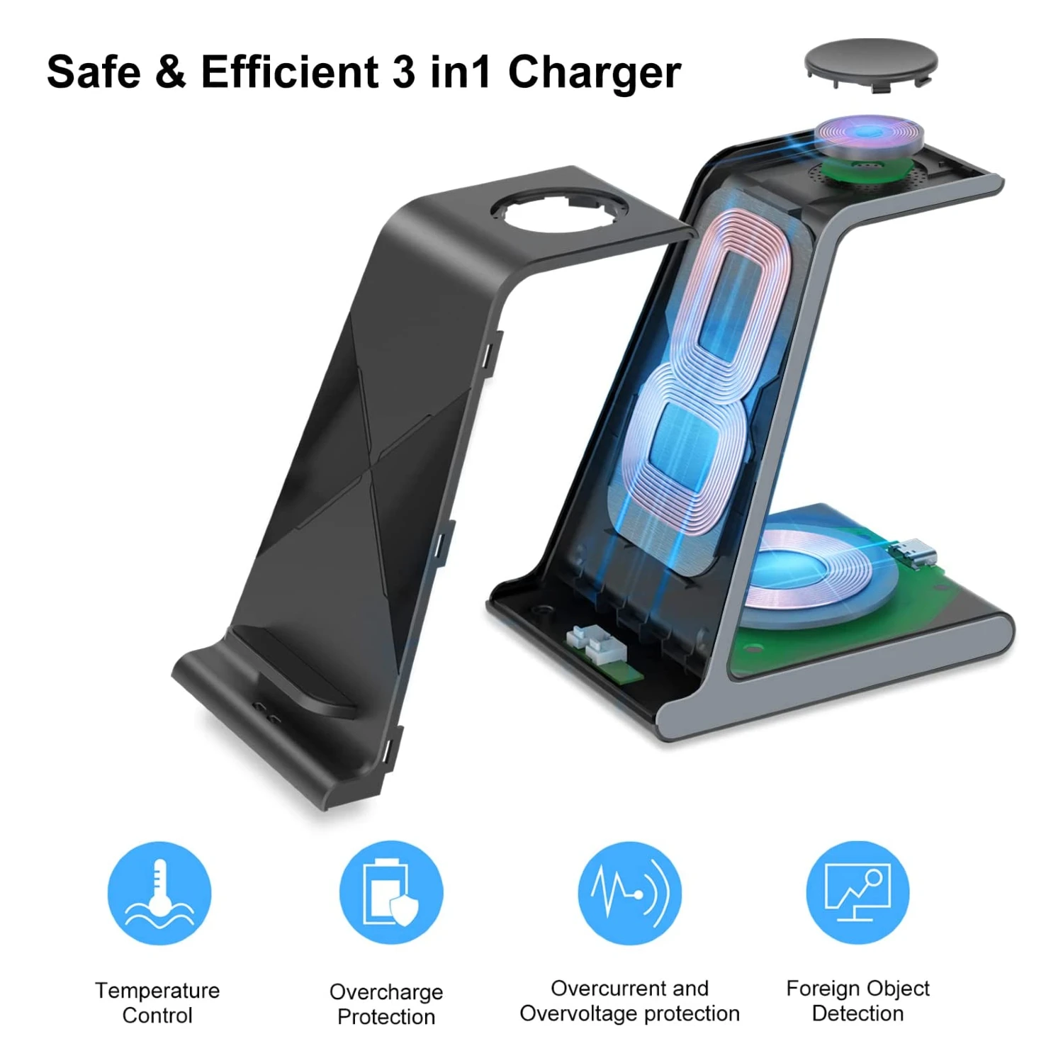 Station De Charge Rapide 3 En 1 5 Station De Charge Rapide 3 En 1 – Image 3