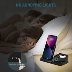 Chargeur Sans Fil Multi Appareil -Monde Electronique Chargeur sans fil NEEKFOX 15W pas de LED derangeante