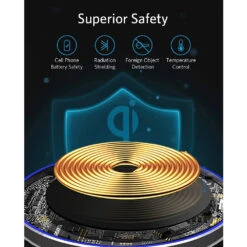 Chargeur Sans Fil Samsung Et IPhone -Monde Electronique Chargeur sans fil SCCVEE 20Watts Ultra Rapide securise