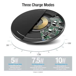 Chargeur Pad Sans Fil -Monde Electronique Chargeur sans fil TOZO Rapide jusqua 10w