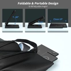 Support De Chargeur Sans Fil Multifonction -Monde Electronique Chargeur sans fil WATOE Rapide pliable