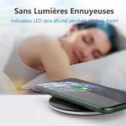Chargeur Sans Fil 10W -Monde Electronique Chargeur sans fil Yootech 10 watts sans LED derangeante