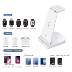 Chargeur Induction 3 En 1 Pour IPhone -Monde Electronique Chargeur sans fil pour iPhone induction
