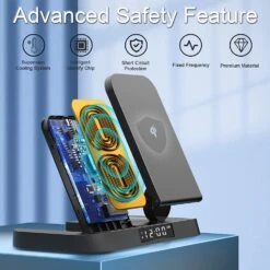 Chargeur Sans Fil Rapide 15W -Monde Electronique Chargeur sans fil rapide Ysyfad chargement securise