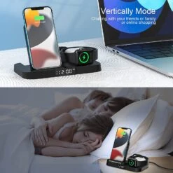 Chargeur Sans Fil Rapide 15W -Monde Electronique Chargeur sans fil rapide Ysyfad sommeil