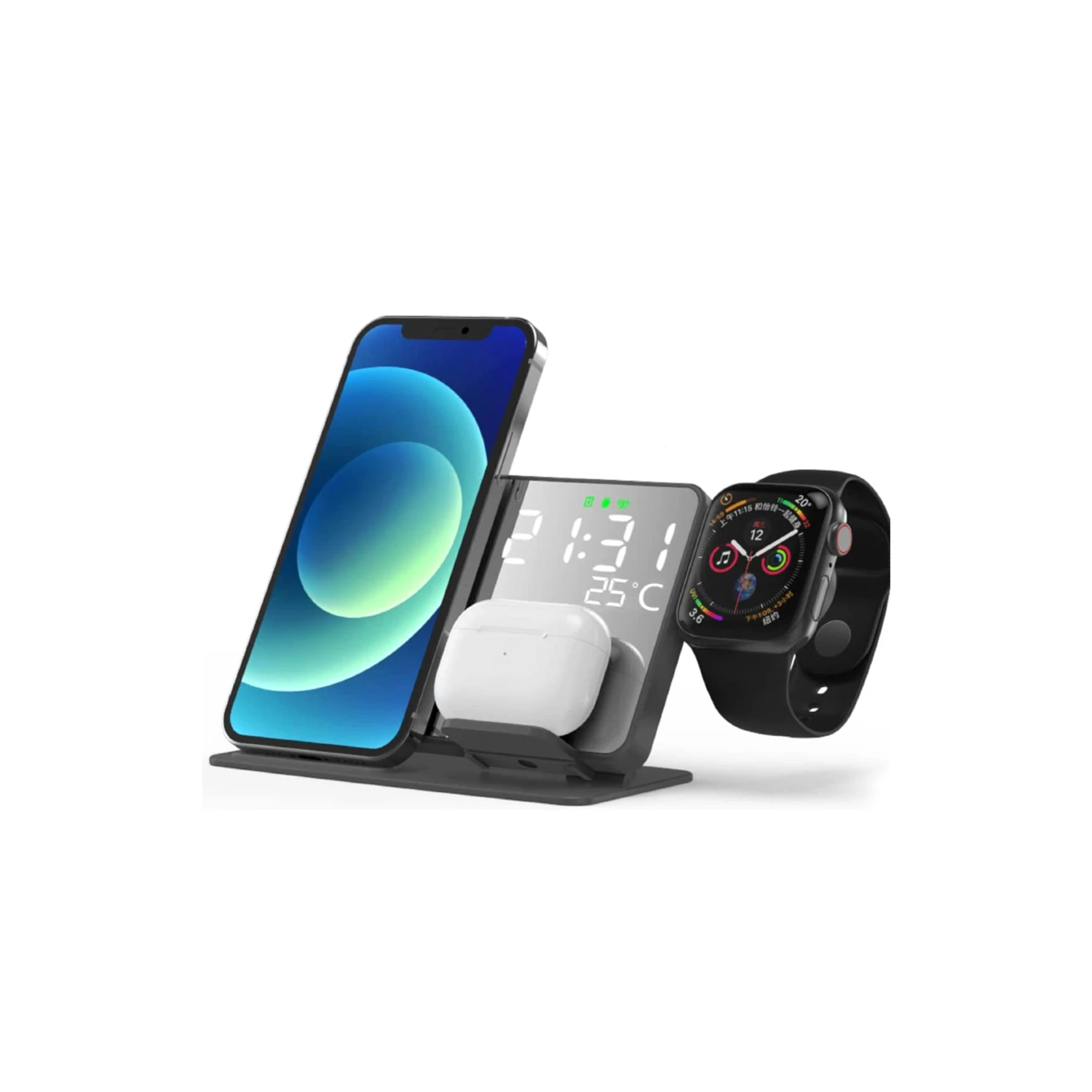 Chargeur Sans Fil Réveil Alarme 3 Chargeur Sans Fil Réveil Alarme