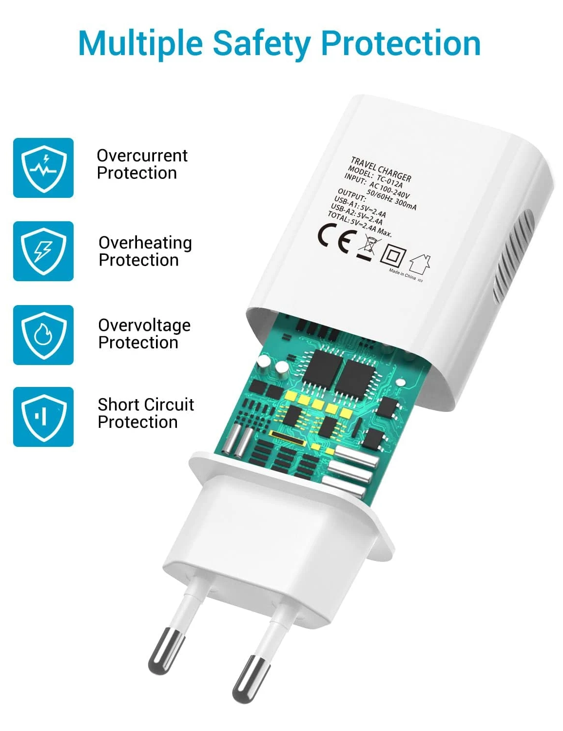 Adaptateur Avec Double Port USB 4 Adaptateur Avec Double Port USB – Image 2