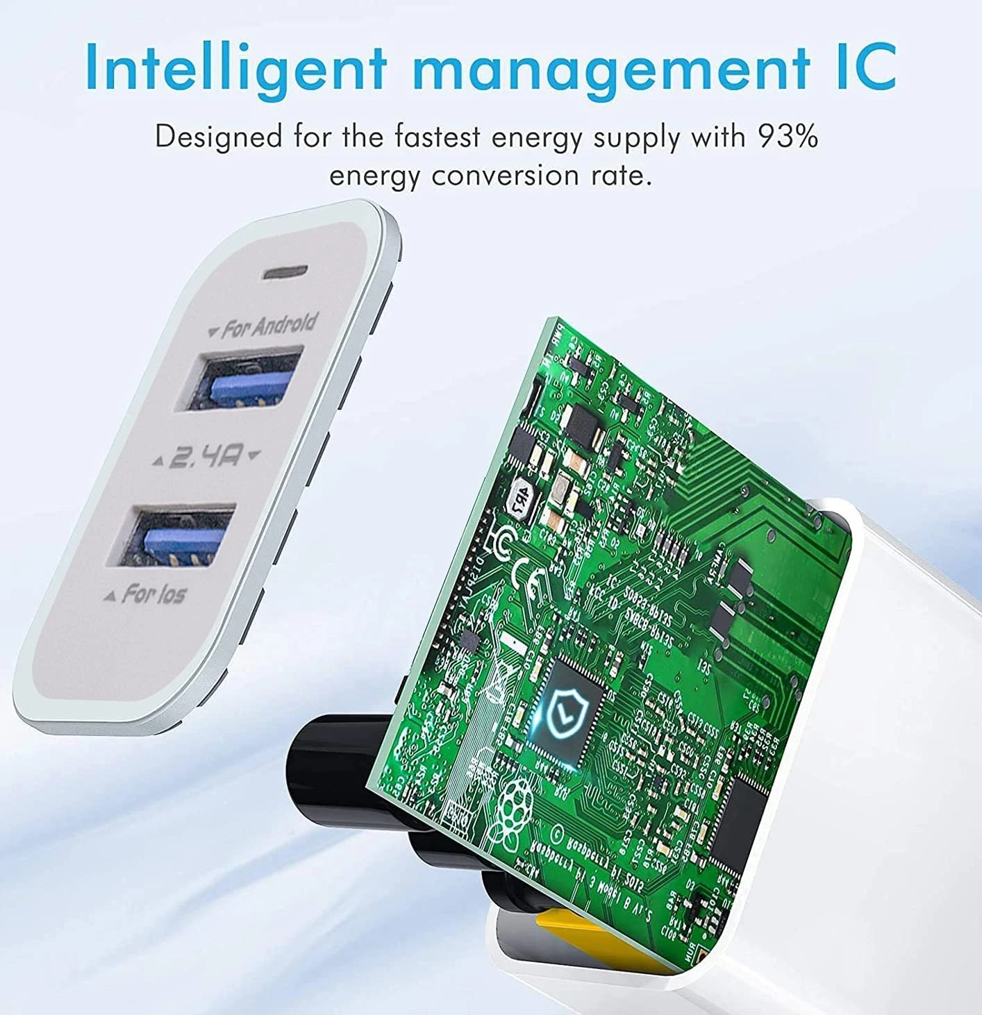 Chargeur Secteur Double USB 5 Chargeur Secteur Double USB – Image 3