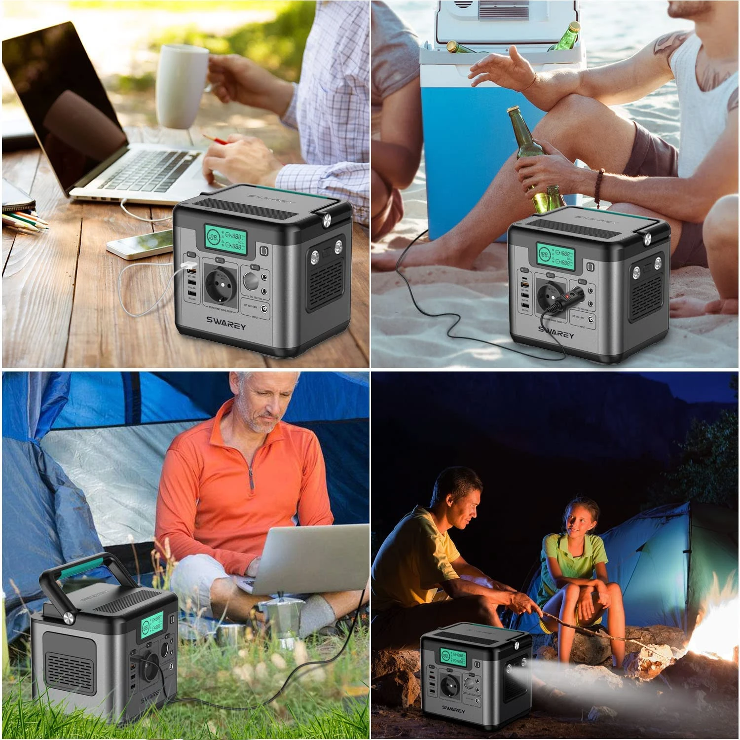 Chargeur Solaire Portable 220 Volts Avec Batterie 7 Chargeur Solaire Portable 220 Volts Avec Batterie – Image 5
