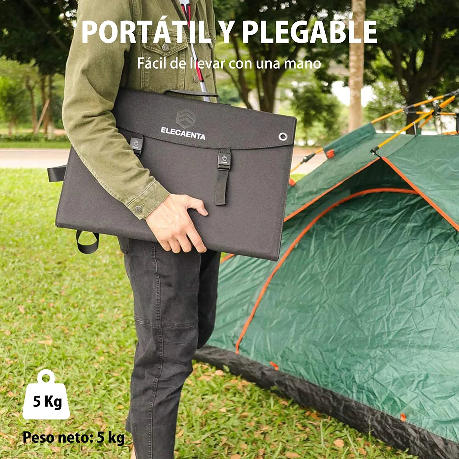 Chargeur Solaire Pliable De 120 Watts 4 Chargeur Solaire Pliable De 120 Watts – Image 2