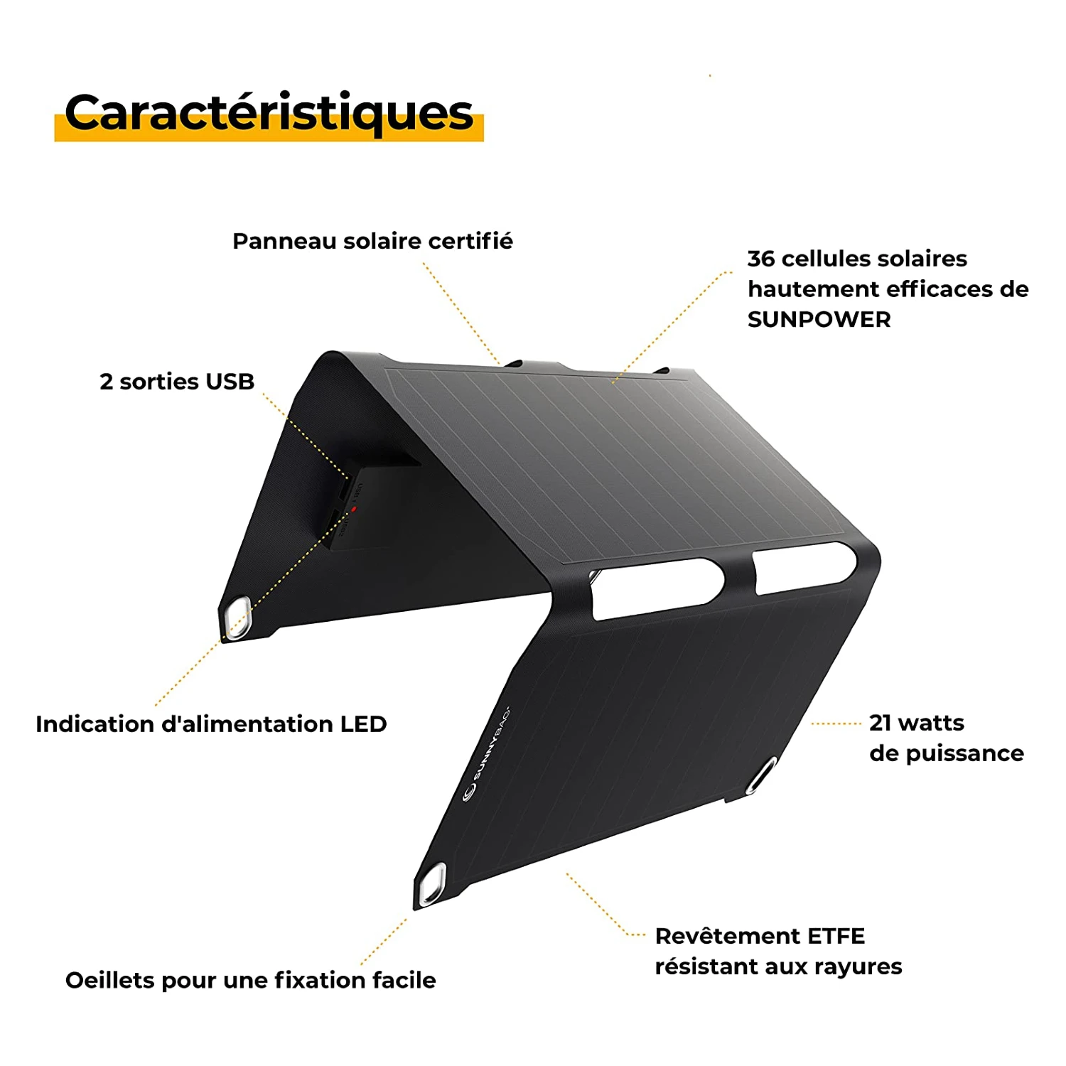 Chargeur Solaire Pour Tablette IPad Et Autres 5 Chargeur Solaire Pour Tablette IPad Et Autres – Image 3