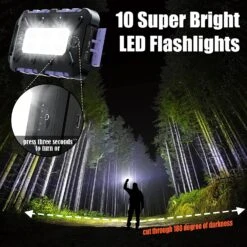 Chargeur Solaire De 20000 MAh 15 Chargeur Solaire De 20000 MAh -Monde Electronique Chargeur solaire de 20000 mah led flashlight