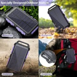 Chargeur Solaire De 20000 MAh 12 Chargeur Solaire De 20000 MAh -Monde Electronique Chargeur solaire de 20000 mah nature