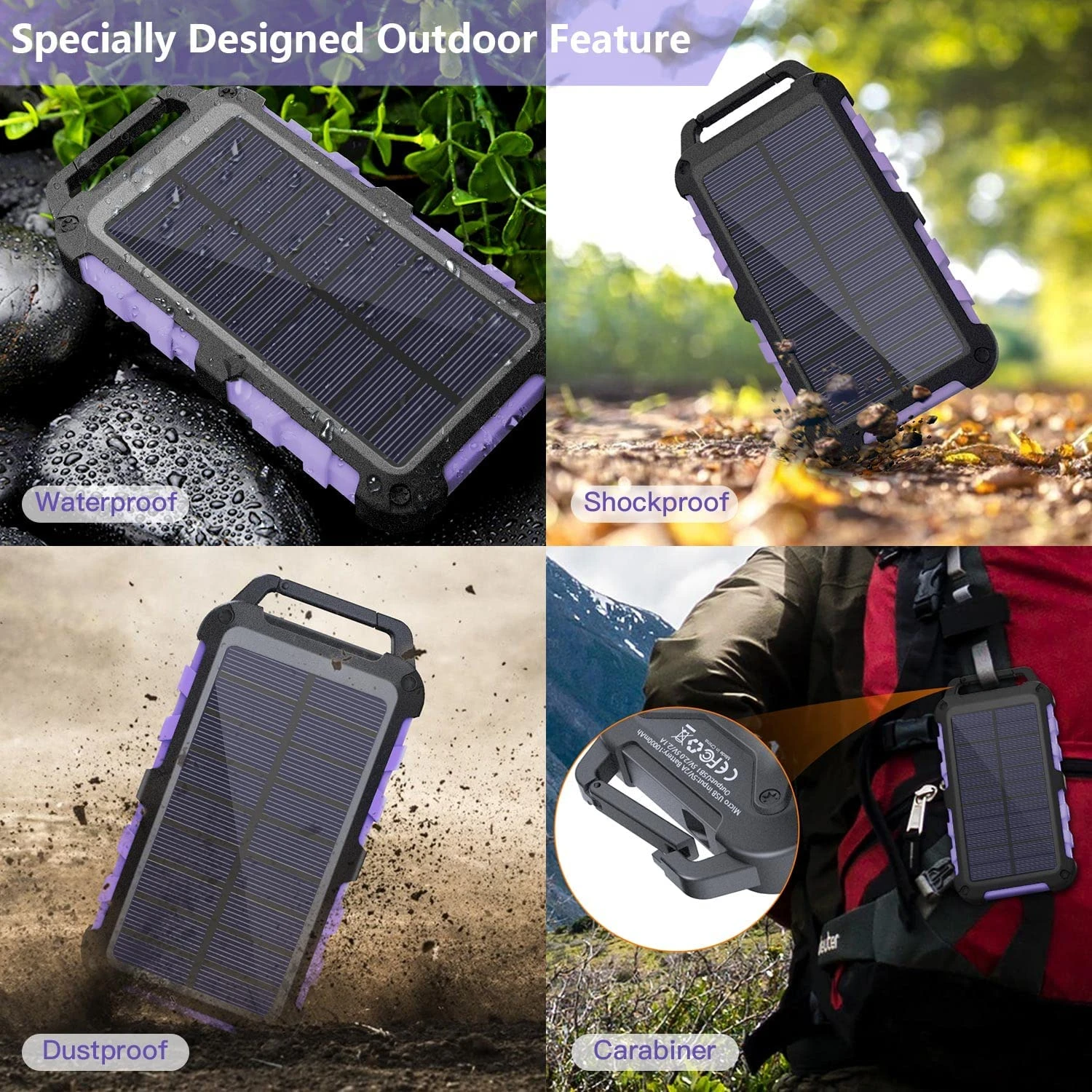 Chargeur Solaire De 20000 MAh 6 Chargeur Solaire De 20000 MAh – Image 4