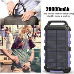 Chargeur Solaire De 20000 MAh 14 Chargeur Solaire De 20000 MAh -Monde Electronique Chargeur solaire de 20000 mah pratique