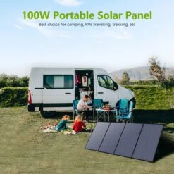 Chargeur Solaire Ultra Puissant Pour Voyage -Monde Electronique Chargeur solaire pour Voyages 100 watts