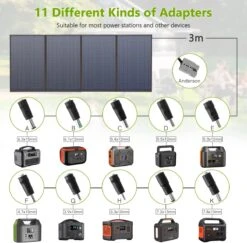 Chargeur Solaire Ultra Puissant Pour Voyage -Monde Electronique Chargeur solaire pour Voyages adaptateurs