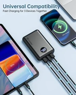 Coolreall Mini Batterie Externe 20000 MAh -Monde Electronique Coolreall mini batterie externe 20000mAh haute vitesse